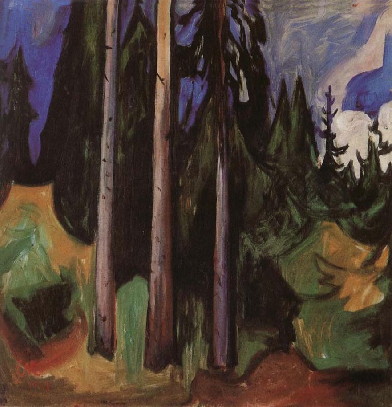 Edvard Munch Forest